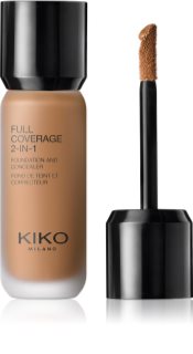 KIKO Milano Full Coverage 2-In-1 alapozó és korrektor 2 az 1-ben árnyalat 120 Neutral 25 ml