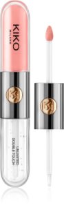 KIKO Milano Unlimited Double Touch dugotrajni tekući ruž za usne sa sjajem nijansa 101 Soft Rose 6 ml