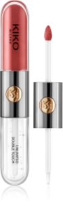 KIKO Milano Unlimited Double Touch dugotrajni tekući ruž za usne sa sjajem nijansa 108 Satin Currant Red 6 ml
