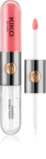 KIKO Milano Unlimited Double Touch hosszantartó folyékony rúzs fénnyel árnyalat 112 Satin Peach Rose 6 ml