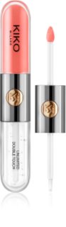 KIKO Milano Unlimited Double Touch dugotrajni tekući ruž za usne sa sjajem nijansa 113 Satin Coral 6 ml