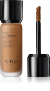 KIKO Milano Full Coverage 2-In-1 alapozó és korrektor 2 az 1-ben árnyalat 110 Neutral 25 ml