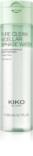 KIKO Milano Pure Clean Micellar Biphase Water Zwei-Phasen Mizellenwasserr für Gesicht und Augen 200 ml