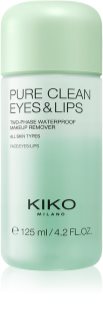 KIKO Milano Pure Clean Eyes&Lips Zweiphasen-Make-up-Entferner für wasserfestes Augen- und Lippen-Make-up