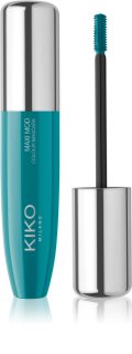 KIKO Milano Maxi Mod Colour Mascara dúsító tartós szempillaspirál árnyalat 04 Metallic Green 12 ml