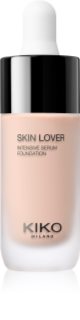 KIKO Milano Skin Lover Intensive Serum Foundation langlebiges Flüssig Make-up mit feuchtigkeitsspendender Wirkung Farbton 1CR Cool Rose 20 ml