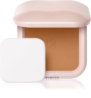 KIKO Milano Skin Lover Refining Face Powder Foundation kompakt púderes alapozó matt hatással árnyalat 09 Rich Caramel 10 g