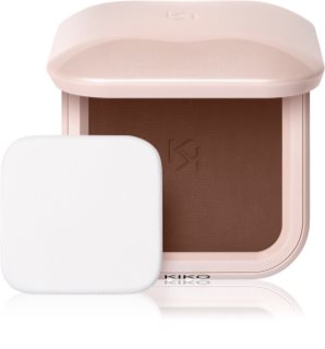 KIKO Milano Skin Lover Refining Face Powder Foundation kompakt púderes alapozó matt hatással árnyalat 12 Mocha 10 g