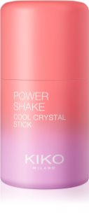 KIKO Milano Power Shake Cool Crystal Stick bőrélénkítő ceruza az arcra és a szemekre 15 g