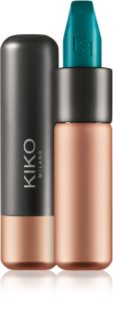 KIKO Milano Velvet Passion Cremiger Lippenstift mit Matt-Effekt Farbton 322 Sapphire Green 3.5 g