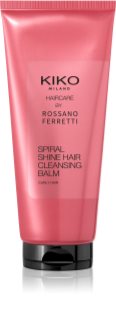 KIKO Milano Spiral Shine Hair Cleansing Balm tisztító kondicionáló göndör hajra 200 ml