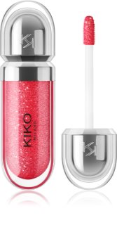 KIKO Milano 3D Hydra Lipgloss hidratáló ajakfény 3D hatással árnyalat 12 Pearly Amaryllis Red 6.5 ml