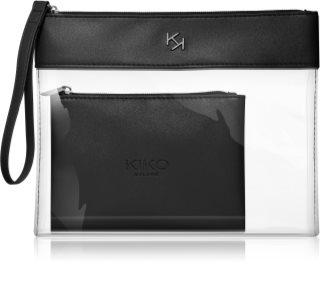 KIKO Milano Transparent Beauty Case átlátszó kozmetikai táska tokkal