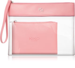 KIKO Milano Transparent Beauty Case átlátszó kozmetikai táska tokkal