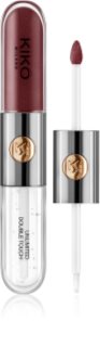 KIKO Milano Unlimited Double Touch langanhaltender flüssiger Lippenstift mit Glanz Farbton 122 Bordeaux 6 ml