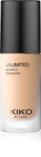 KIKO Milano Unlimited 24H Matte dugotrajni matirajući puder s hijaluronskom kiselinom nijansa 3.5 NG Neutral Gold 30 ml