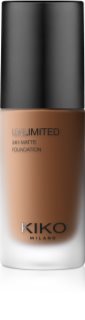 KIKO Milano Unlimited 24H Matte dugotrajni matirajući puder s hijaluronskom kiselinom nijansa 9.5 NG Neutral Gold 30 ml