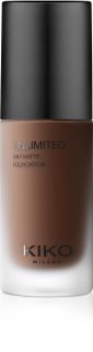 KIKO Milano Unlimited 24H Matte tartós matt alapozó hialuronsavval árnyalat 20 N Neutral 30 ml