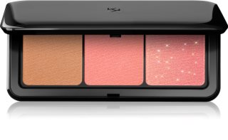 KIKO Milano Multi Finish Trio Lidschatten & Kontourpalette Farbton 01 Coral 7 g