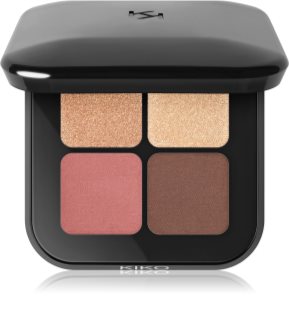 KIKO Milano Bright Quartet paleta cieni do powiek odcień 02 Rosy Mauve Variations 3.5 g