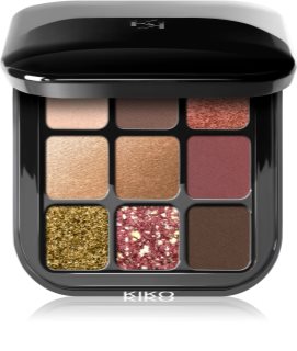 KIKO Milano Glamour Multi Finish szemhéjfesték paletta árnyalat 03 Wine Notes 2.5 g