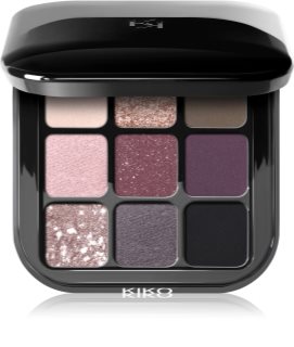 KIKO Milano Glamour Multi Finish szemhéjfesték paletta árnyalat 04 Mauve Selection 2.5 g