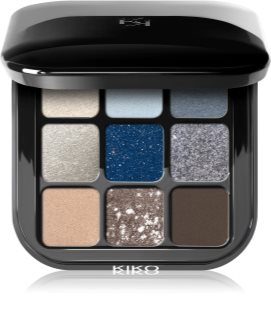KIKO Milano Glamour Multi Finish Lidschattenpalette Farbton 05 Blue Variations 2.5 g
