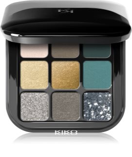 KIKO Milano Glamour Multi Finish Lidschattenpalette Farbton 06 Green Vibes 2.5 g