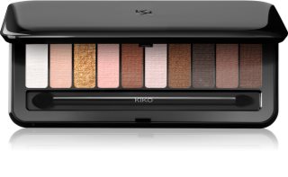 KIKO Milano Soft Nude Palette mit 10 Lidschatten mit einem Pinsel Farbton 02 Warm Tones 7.5 g