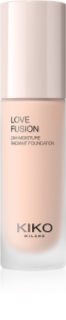 KIKO Milano Love Fusion 24H Moisture Radiant Foundation kremasti dugotrajni puder s hidratantnim učinkom