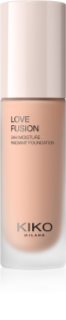 KIKO Milano Love Fusion 24H Moisture Radiant Foundation kremasti dugotrajni puder s hidratantnim učinkom nijansa 4 Warm Rose 30 ml