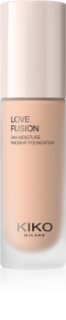 KIKO Milano Love Fusion 24H Moisture Radiant Foundation Langanhaltende cremige Make-up mit feuchtigkeitsspendender Wirkung