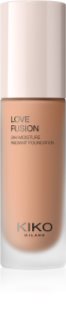 KIKO Milano Love Fusion 24H Moisture Radiant Foundation Langanhaltende cremige Foundation mit feuchtigkeitsspendender Wirkung Farbton 7NR Neutral Gold 30 ml