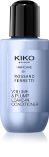 KIKO Milano Volume & Plump Leave-In Conditioner glättender spülungsfreier Conditioner für Volumen und Glanz 100 ml