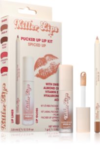 Killer Lips Pucker Up Lip Kit set na pery pre ženy Spiced Up