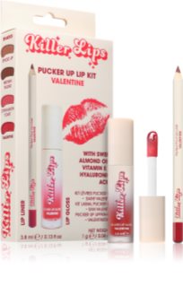 Killer Lips Pucker Up Lip Kit conjunto para lábios para mulheres Spiced Up