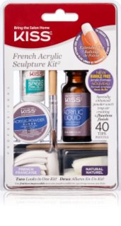 KISS French Acrylic Sculpture Kit set for French manicure 40 pc