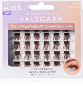 KISS Falscara Multi Wisps gene false mănunchi Mocha 24 buc