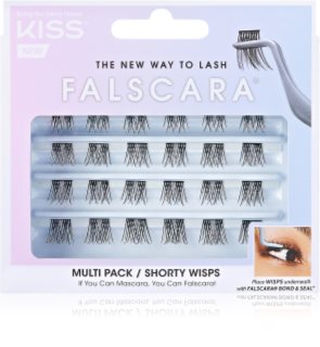 KISS Falscara Wisp plakwimpers in clusters met knoopje