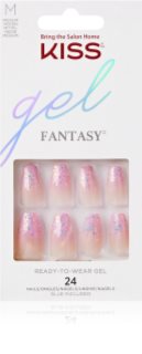 KISS Gel Fantasy Ready to Wear Gel sztuczne paznokcie Winter Sparks 24 szt.