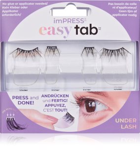 KISS imPRESS easy tab selbstklebende Wimpern (Büschel)