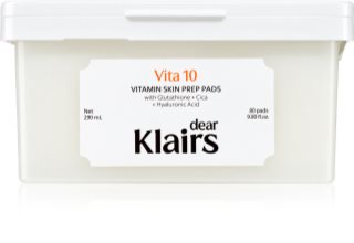 Dear Klairs Freshly Juiced Vitamin Skin Prep Pad тонизиращи възглавнички за освежаване и хидратация 80 бр.