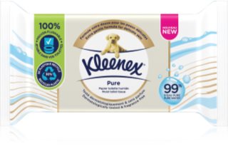 Kleenex Pure hârtie igienică umedă 38 buc