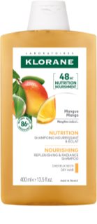 Klorane Mango Nourishing Shampoo Dry Hair tehoravitseva shampoo kuiville hiuksille 400 ml
