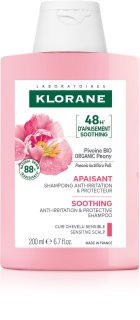 Klorane Peony Soothing Sensitive Hair Scalp Shampoo shampoing pour cuir chevelu sensible 200 ml