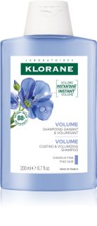 Klorane Flax Fiber Bio šampon za tanku kosu bez volumena