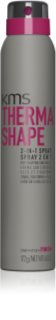 KMS ther 2-in-1 Spray laca de fixação forte para finalização térmica de cabelo 200 ml
