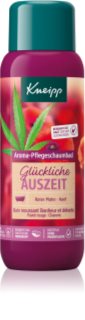 Kneipp Glückliche Auszeit bath foam Red Poppy & Cannabis 400 ml