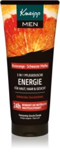 Kneipp Men Energy tisztító gél 3 in 1 arcra, testre és hajra 200 ml