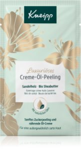 Kneipp Luxurious Sheabutter Körperpeeling mit Bambus Butter Sandalwood & Bio Sheabutter 40 ml